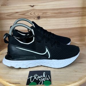 Nike React Infinity Black & White Running Shoe Women’s Size 6